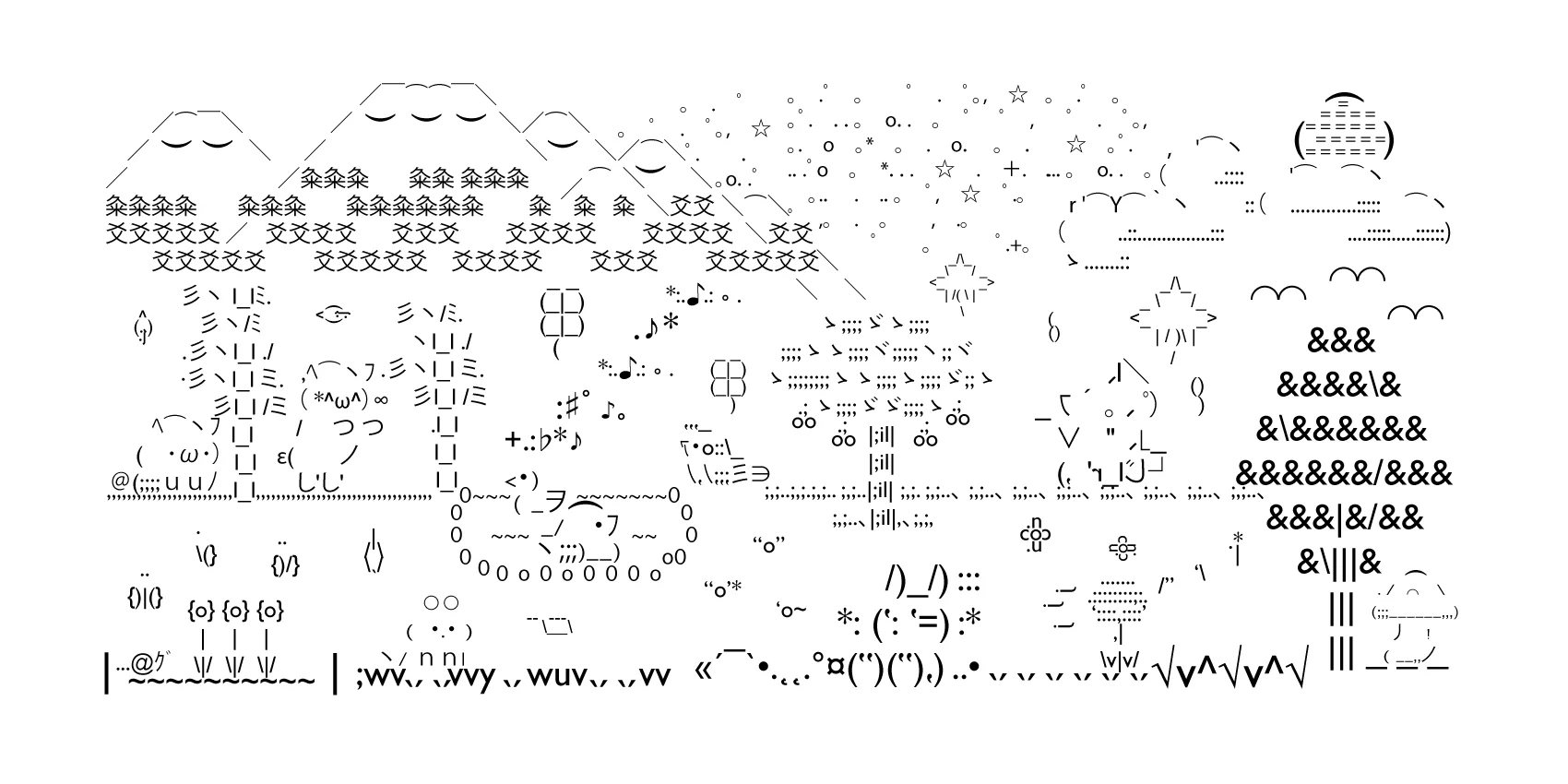 Ascii Landscape